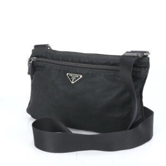 Prada Tessuto Shoulder Bag triangle logo business messenger - Picture 2 of 11